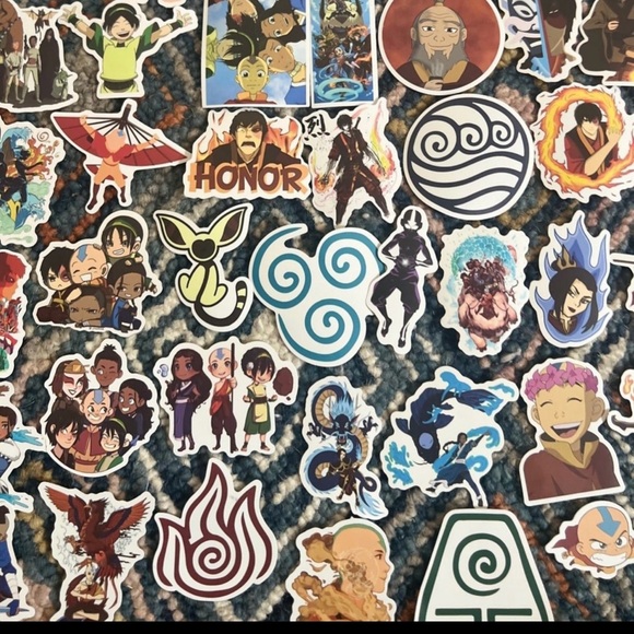 Avatar: The Lost Airbender Anime 50 pcs Sticker Set Japanese Anime - Picture 2 of 8
